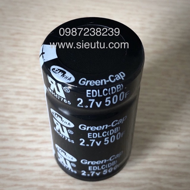 SIÊU TỤ ĐIỆN 500F 2.7V