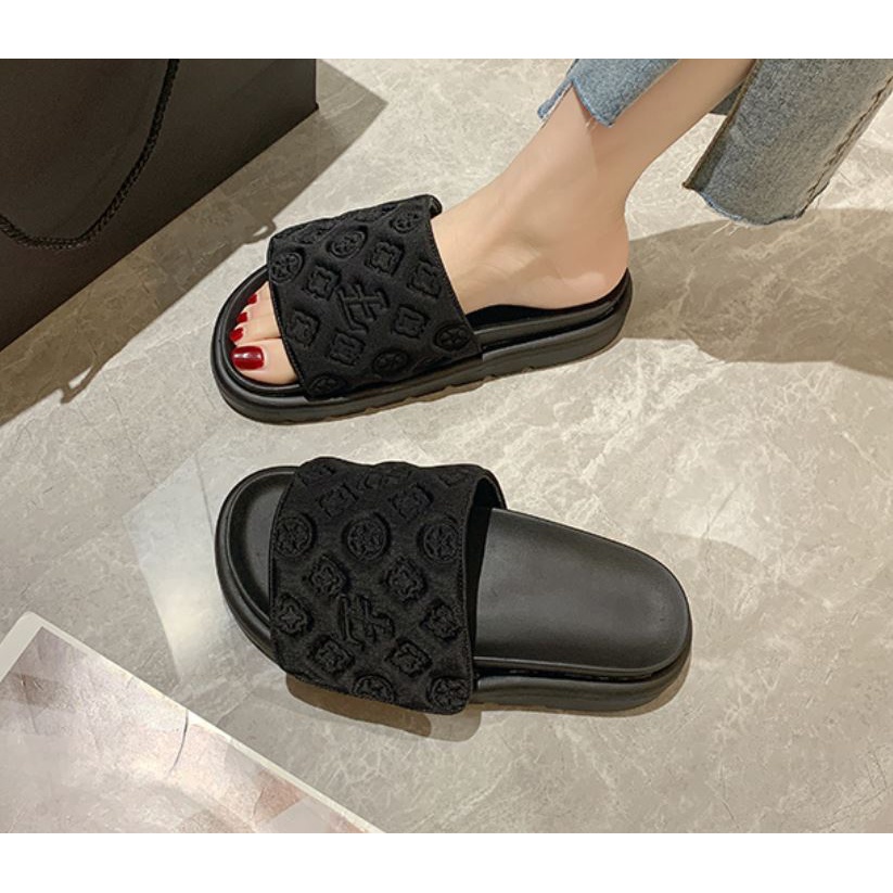 Dép nữ quai ngang thời trang sang chảnh đế cao 3cm - US783