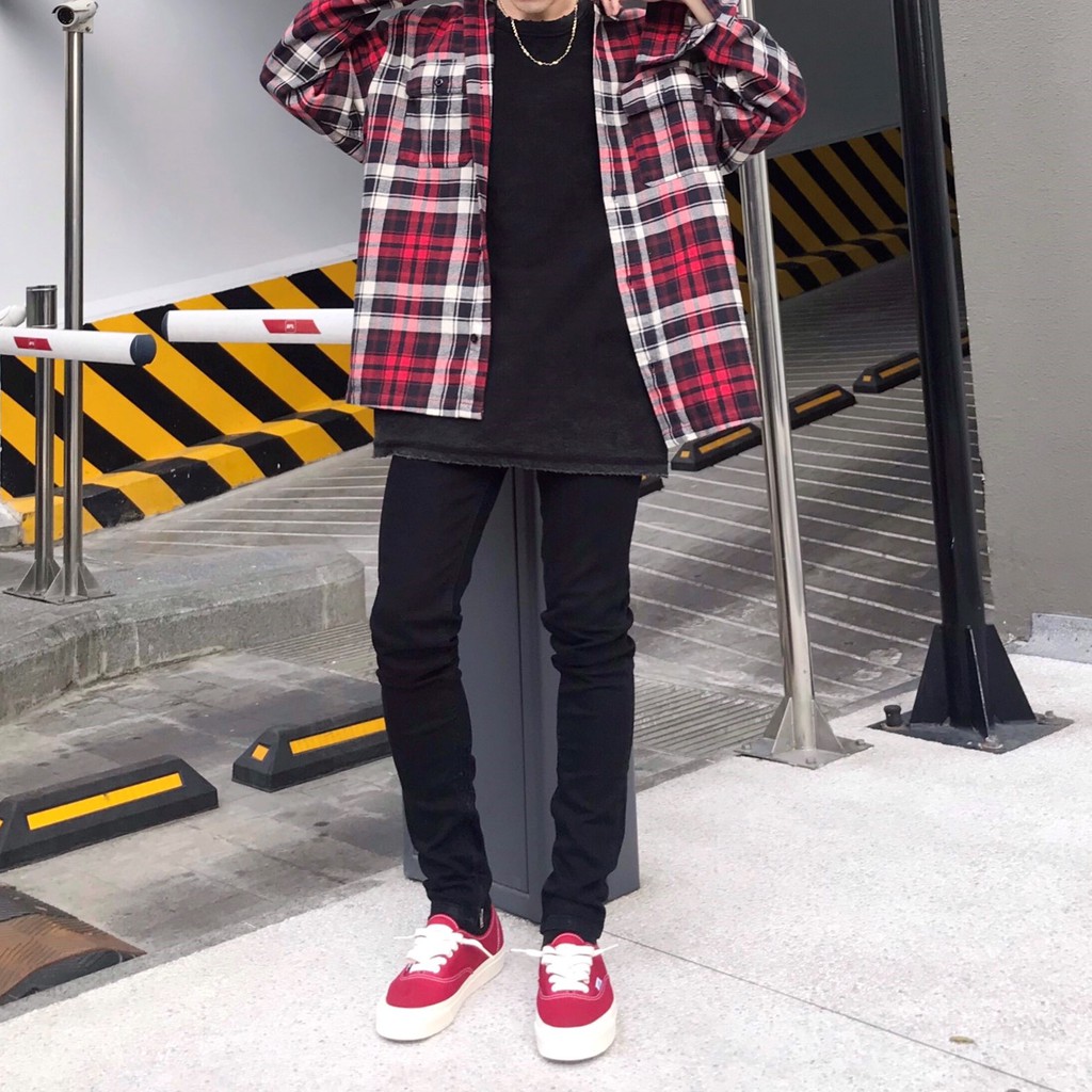 Quần jean nam streetwear cao cấp FNOS Z10 màu đen trơn form slimfit có zip jean thun co giãn | BigBuy360 - bigbuy360.vn