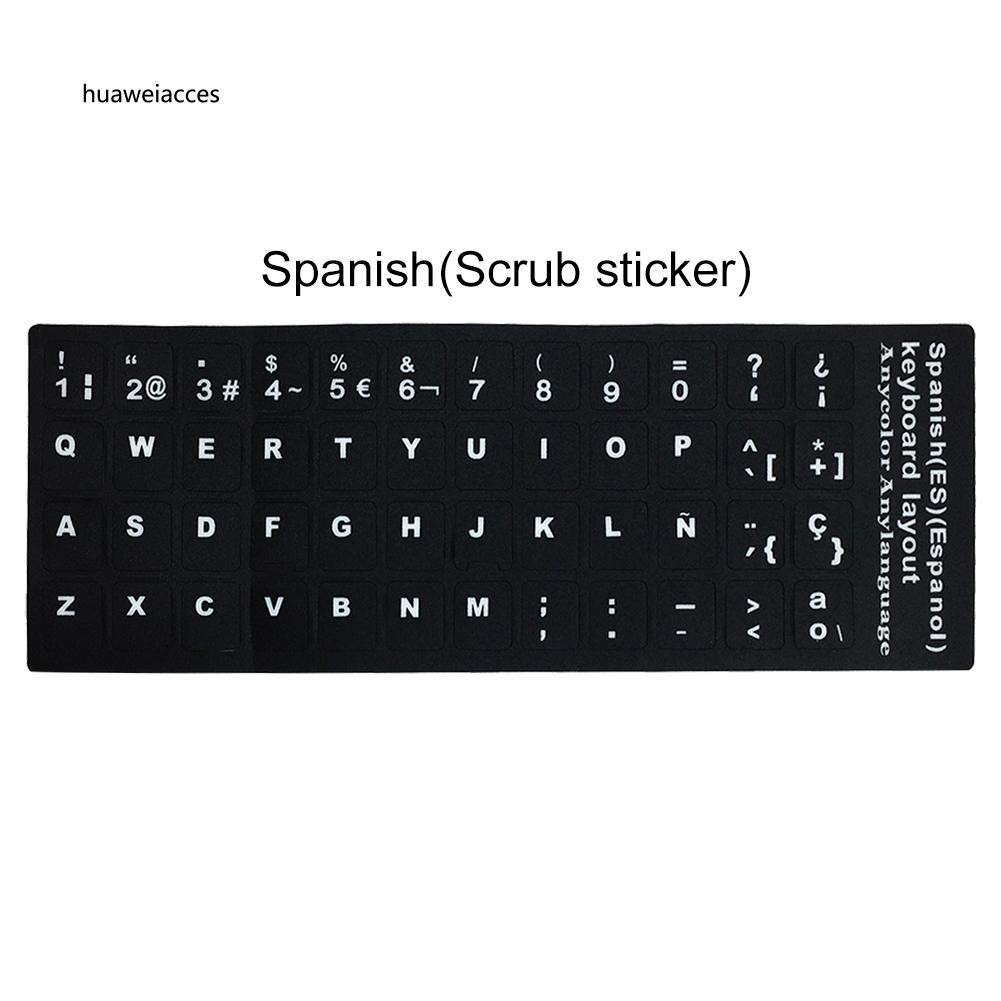 Miếng dán bàn phím với 8 ngôn ngữ tùy chọn | BigBuy360 - bigbuy360.vn