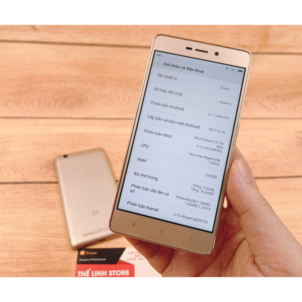 [Mã 1511ELSALE hoàn 7% đơn 300K] Điện thoại Xiaomi Redmi 3 16G có tiếng Việt - Snapdragon 615 Màn 5 inch | BigBuy360 - bigbuy360.vn