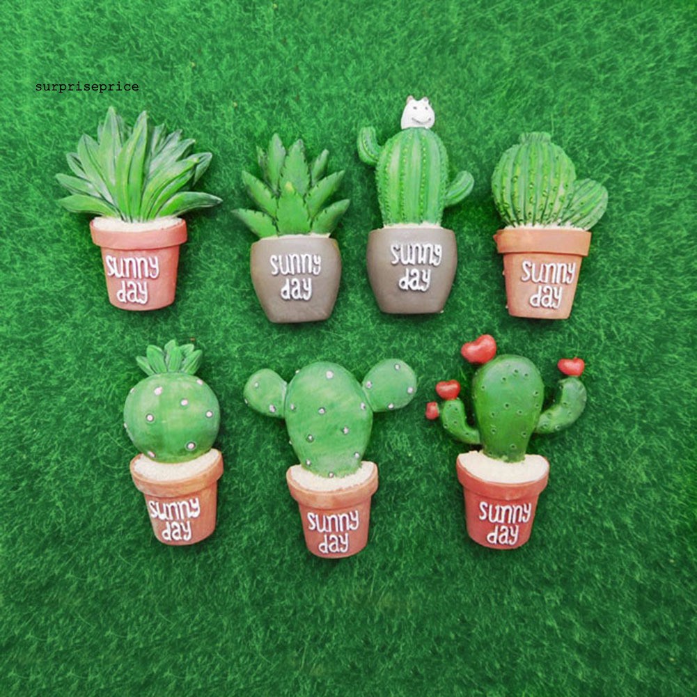 Nam châm trang trí tủ lạnh hình cây xương rồng xinh xắn