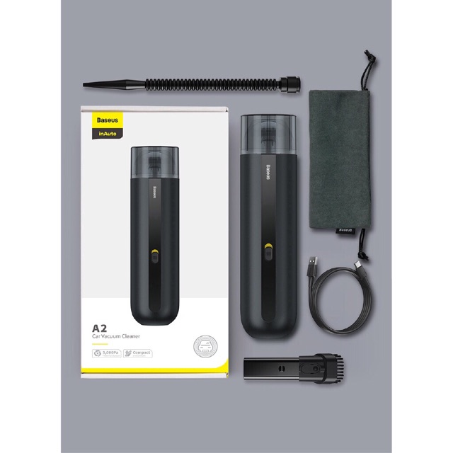 [Mã ELMS5 giảm 7% đơn 300K] Máy hút bụi cầm tay chuyên dụng cho xe hơi Baseus A2 Car Vacuum Cleaner (5000pa, 70W) | BigBuy360 - bigbuy360.vn