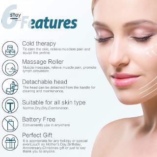(Hàng Mới Về) Cây Lăn Mát Xa Giảm Đau Chăm Sóc Da