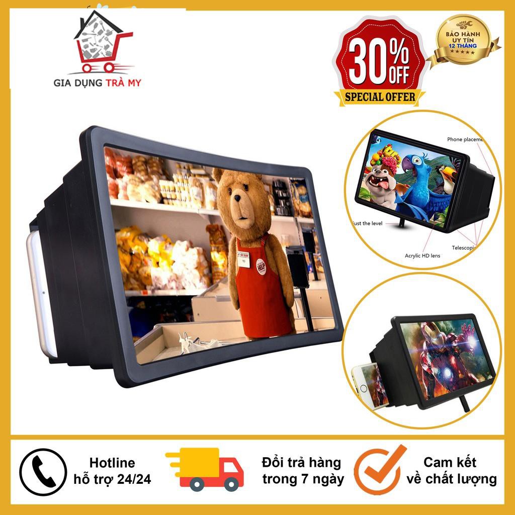 Kính Xem Phim Phóng Đại Hình Ảnh Điện Thoại 3D 8 Inch Thế Hệ Mới 2020