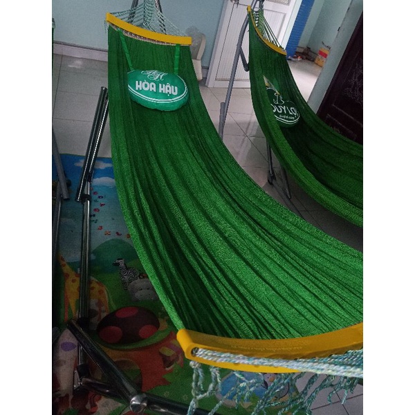 Lưới võng cán nhựa kèm gối cao cấp
