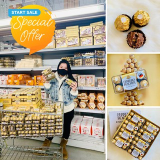 Socola Ferrero Rocher nhân kem hạt phỉ - Hộp 200gr 16 viên