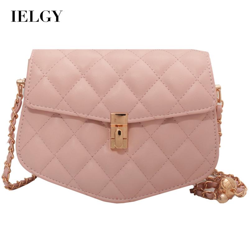 Túi Đeo Vai Hình Thoi Cỡ Nhỏ Màu Vàng Dễ Phối Đồ Thời Trang Cho Nữ