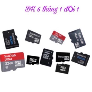 Thẻ nhớ từ 2G —> 32G BH 6 tháng đổi mới