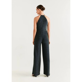Jumpsuit cổ yếm Mango sequin 57039210