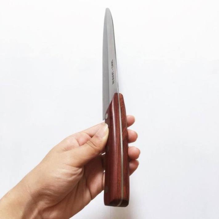 Dao thái nhà bếp Seki Japan cao cấp bằng thép cán gỗ chống gỉ
