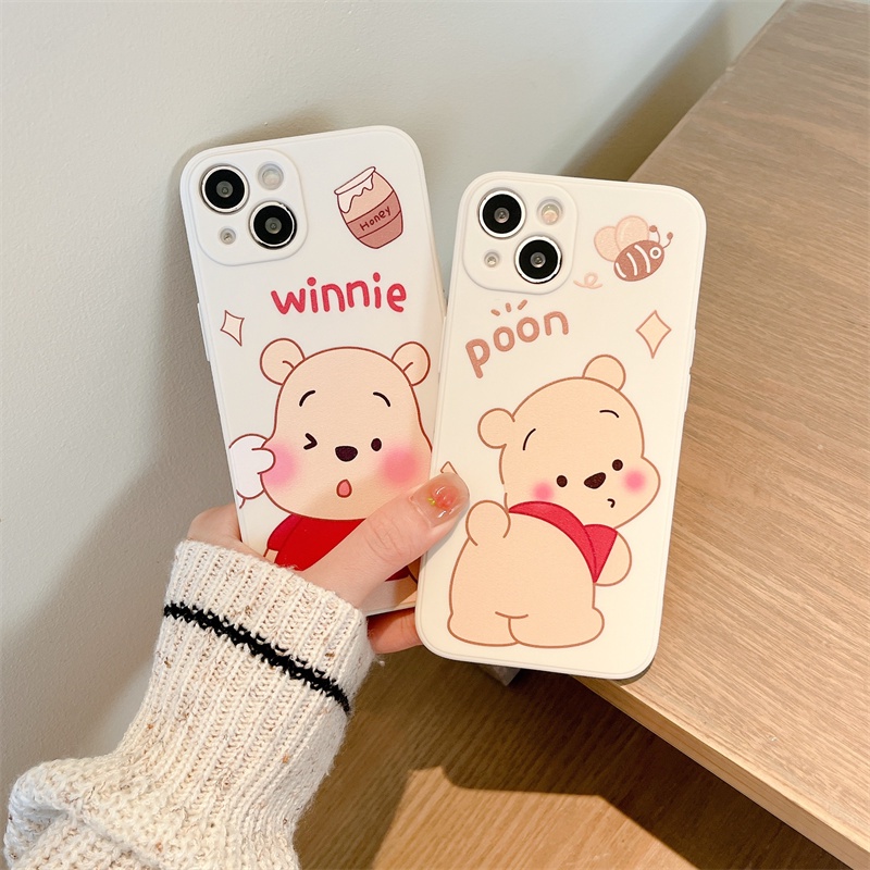 Ốp Lưng Winnie The Pooh Dễ Thương Nhiều Mẫu Mã Cho Điện Thoại Iphone 13 / 12 Pro Max iP11 Xr 7 8 Plus