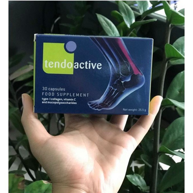 Viên uống TENDOACTIVE giúp hỗ trợ phục hồi các trường hợp bị tổn thương gân, hộp 30 viên – Health Pharmacy