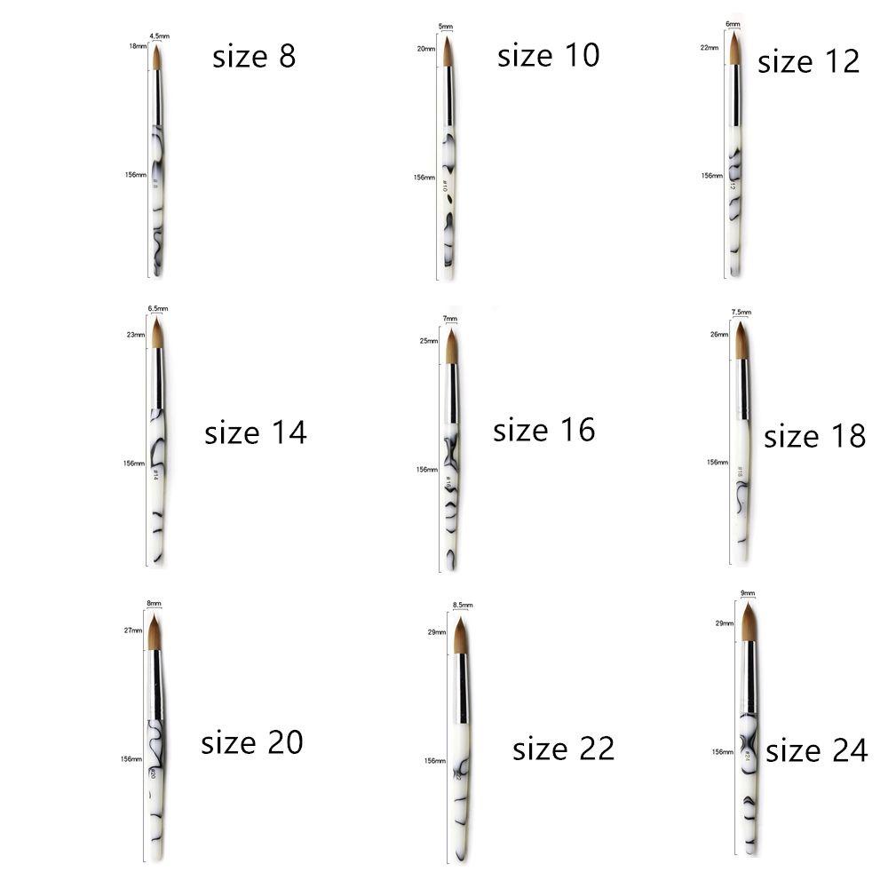 Cọ Vẽ Móng Tay Bằng Acrylic Bền Bỉ Thời Trang DIY