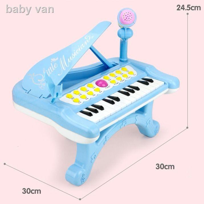 ✔▧□Đàn piano điện tử trẻ em sơ sinh bé gái sơ sinh piano trẻ sơ sinh giáo dục sớm piano 0 âm nhạc 2 đồ chơi 1-3 tuổi bé