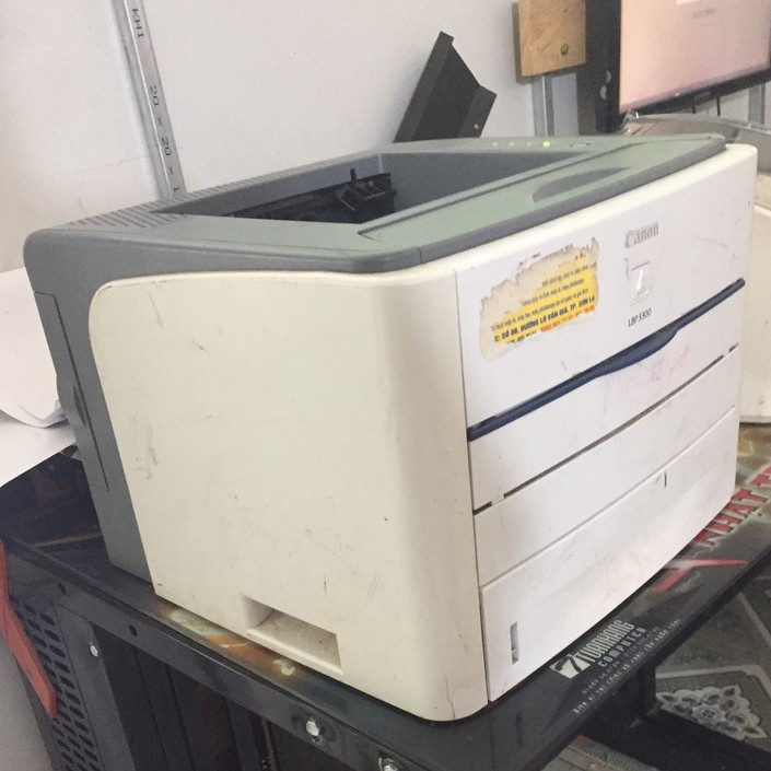 máy in cũ canon 3300 IN HAI MẶT GIẤY TỰ ĐỘNG tặng hộp mực mới