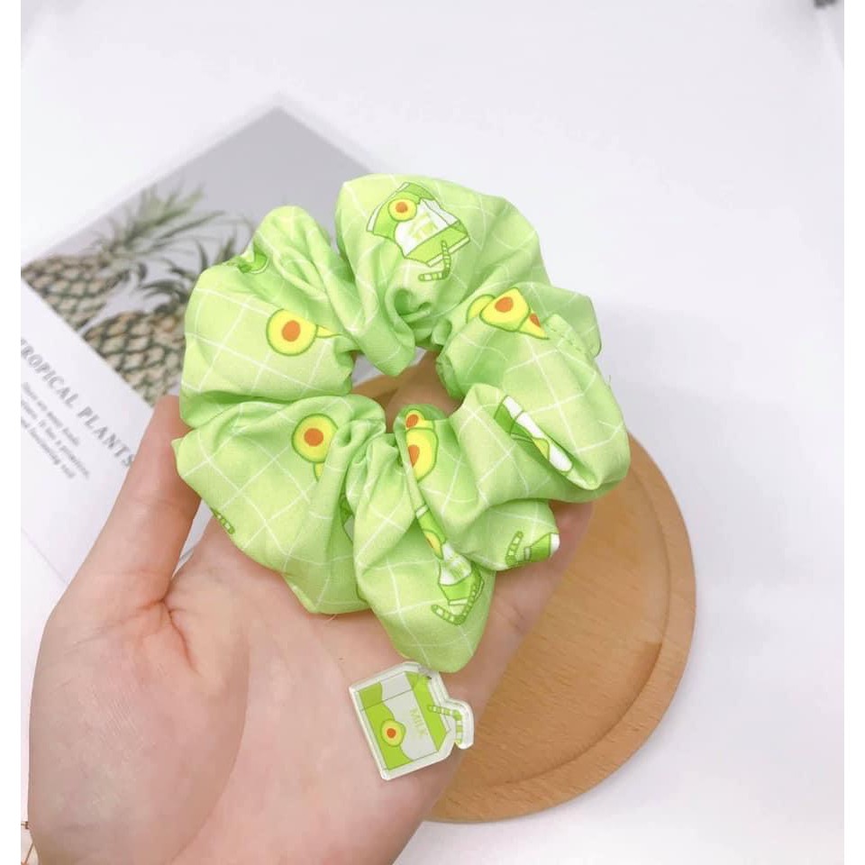 Cột tóc Scrunchies Charm Milk Box