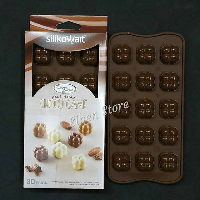 Phụ Kiện Silicon Hình Choco Game 3d 22x22 H 20mm