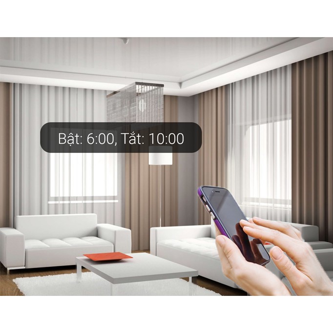 ĐỘNG CƠ RÈM ZIGBEE/WIFI TUYA SMARTLIFE ĐIỀU KHIỂN RÈM TỰ ĐỘNG QUA ĐIỆN THOẠI THÔNG MINH