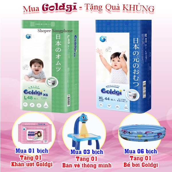 BỈM DÁN/QUẦN GOLDGI+ SIZE NB92/S84/M66/M60/L56/L48/XL46/XL44/XXL34