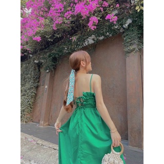 Đầm maxi đan dây đi biển