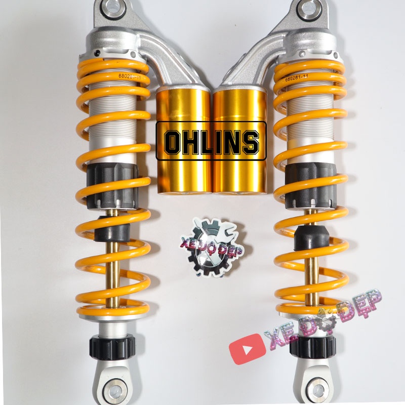 Phuộc Ohlins Bình Dầu Thòng Ty Vàng Giống Real