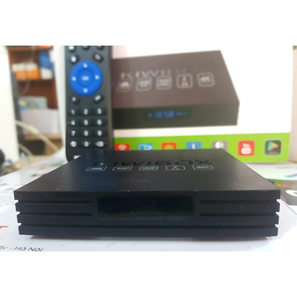 Android tv Box Kiwibox S10 Pro Tặng đk giọng nói- Ram 4GB Rom 16Gb, Android 10, cấu hình cực mạnh- Hàng Chính Hãng