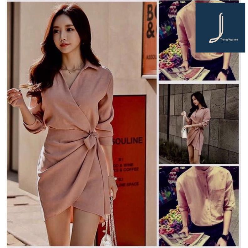 Set Đồ Đôi Chụp Ảnh Cưới Biển màu hồng ruốc TrungNguyen Shop