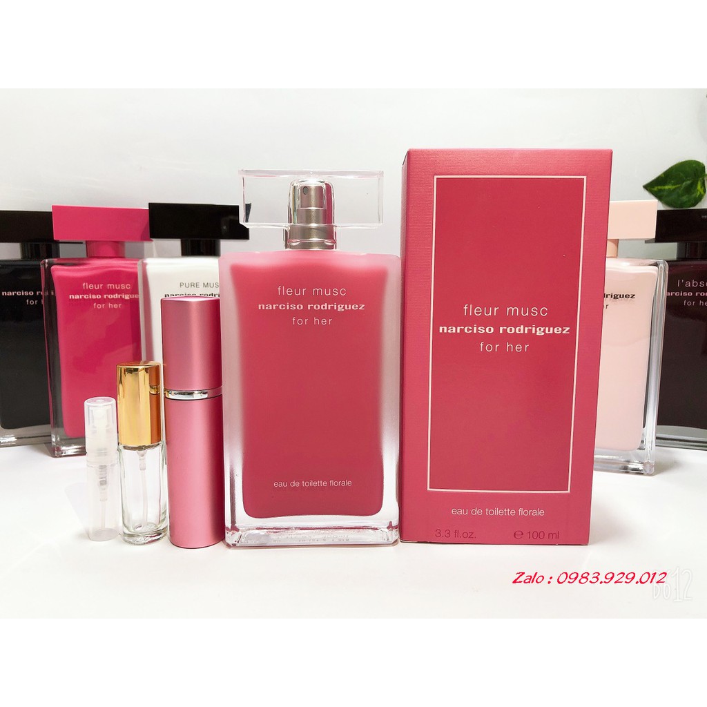 [Mẫu thử 2,5,10ml] Nước hoa Narciso Rodriguez Fleur Musc EDT Florale | BigBuy360 - bigbuy360.vn