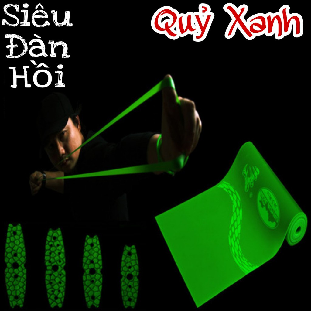 Combo 10 Dây Thun Quỹ Xanh Chính Hãng Siêu Đàn Hồi