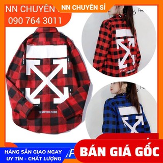 ÁO SƠ MI CARO TAY DÀI ⚡FREESHIP⚡100% ẢNH THẬT⚡ ÁO SƠ MI UNISEX ⚡ ÁO SƠ MI KẺ CARO TAY DÀI ⚡ ÁO SƠ MI OFF WHITE