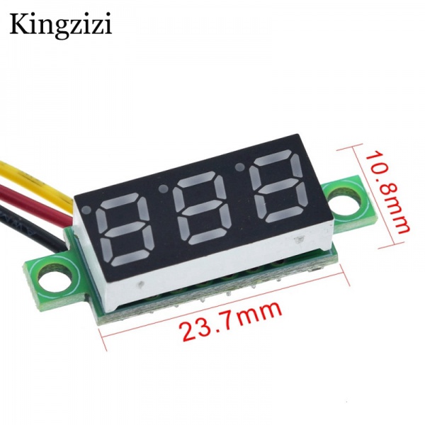 Vôn Kế Kỹ Thuật Số 3 Dây 0.28 inch DC 0-100V Có Màn Hình LED