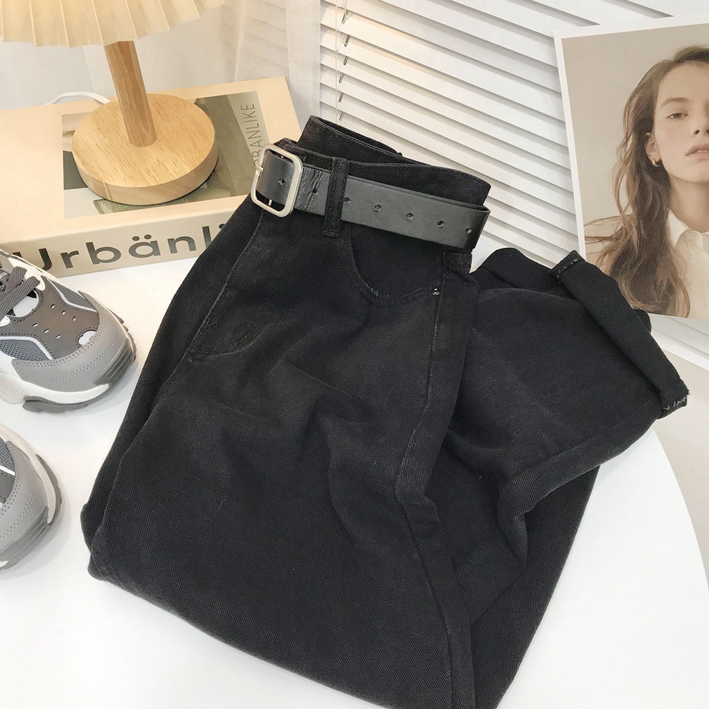 Quần jean baggy nữ bigsize lưng cao cạp cao MUP Bigsize JB02