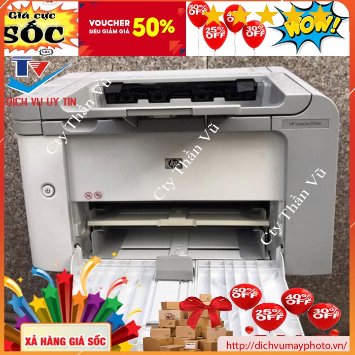 Máy in cũ HP Laserjet P1566 tốc độ 22 trang / 1 phút nhỏ gọn bền bán có bảo hành