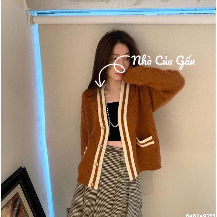 Áo khoác cardigan len dày cao cấp đẹp đỉnh