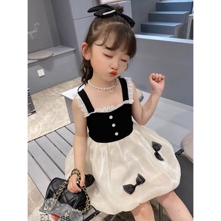 Váy hai dây bé gái 10-19kg ❣️ tơ mềm mịn loại 1 ❣️ váy tiểu thư cho bé