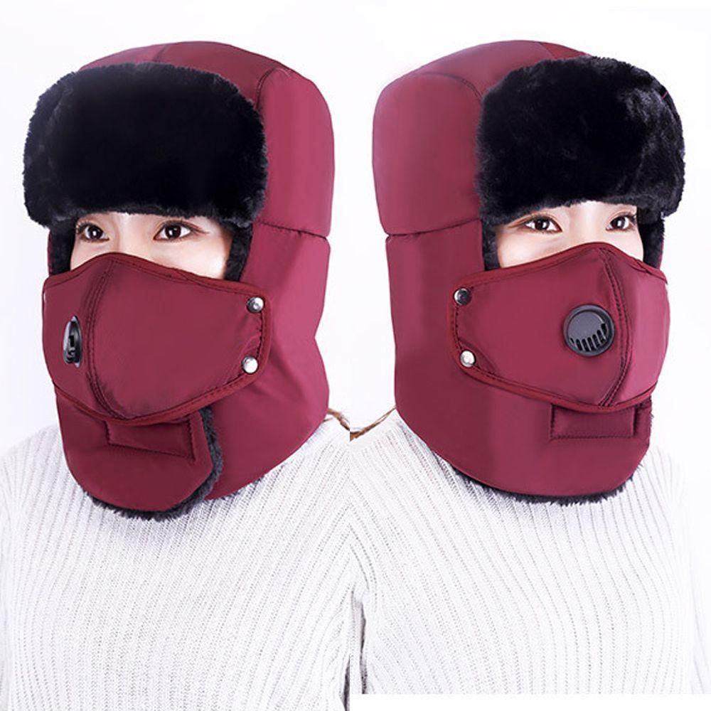 Eutus Mũ Bomber Phủ Lông Giữ Ấm Mùa Đông