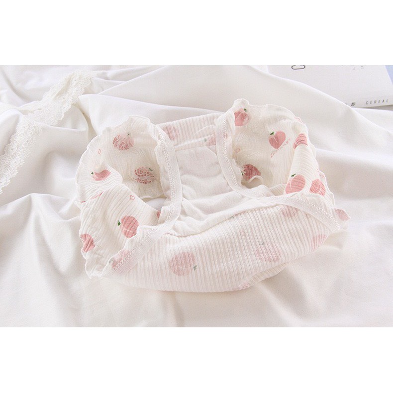 Quần Lót Nữ ❤️FREESHIP❤️ Quần Lót Cotton gân tăm cao cấp xuất Nhật ❤️Quần Lót kháng khuẩn mềm mại lên dáng sexy mã 2808