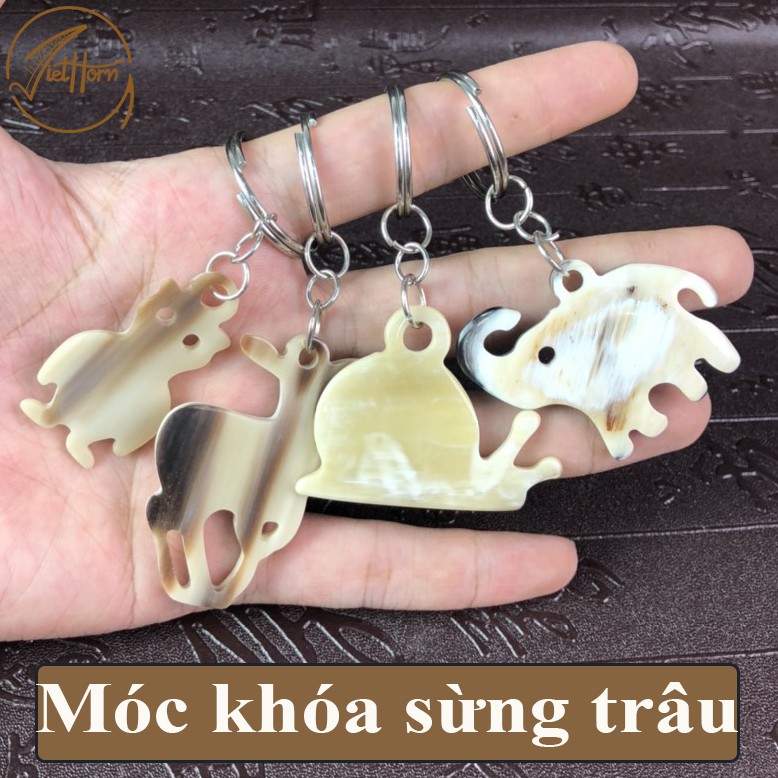 "RẺ VÔ ĐỊCH" MÓC KHÓA SỪNG TRÂU DỄ THƯƠNG!!! VIETHORN