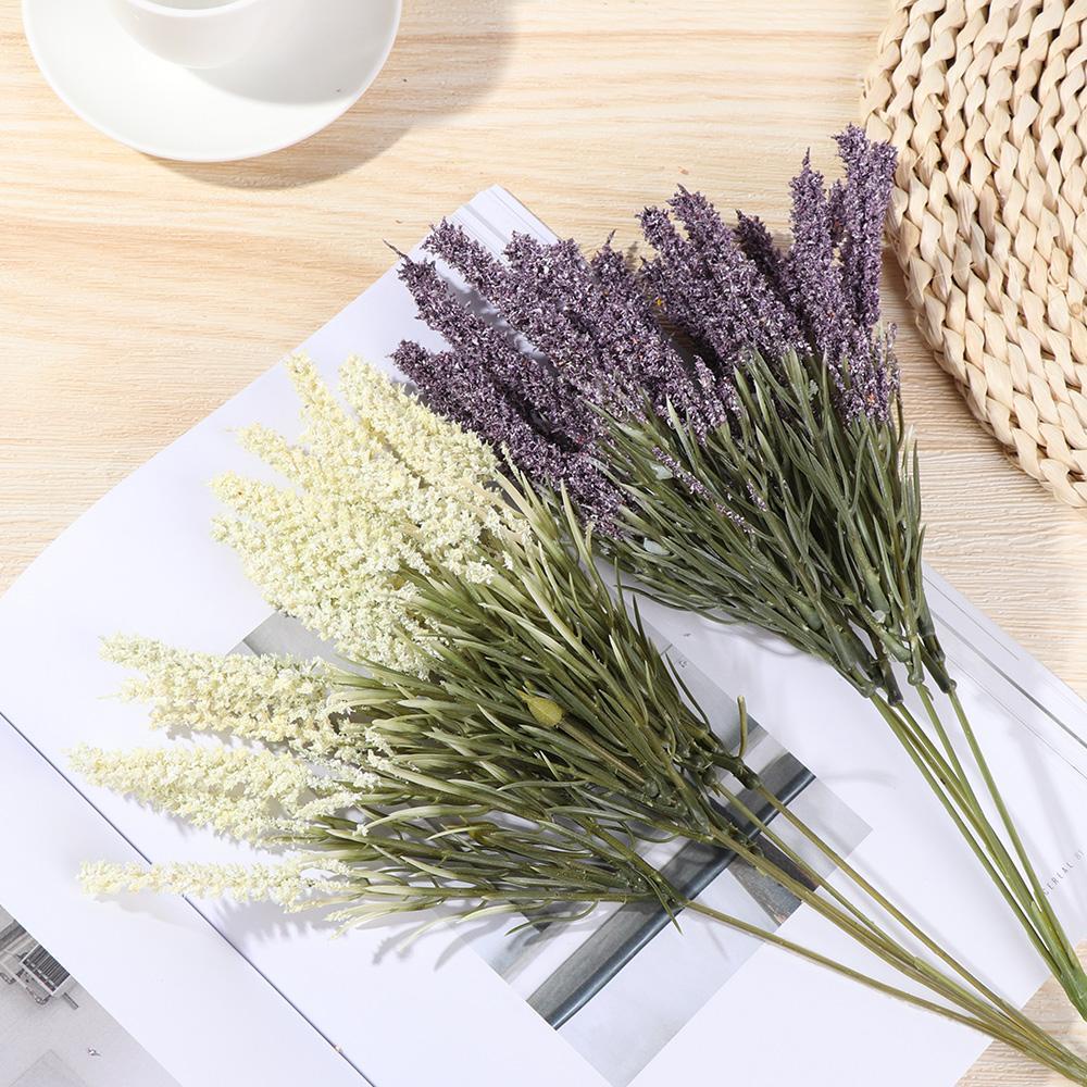 KUNHEV Hoa Oải Hương Nhân Tạo Lãng Mạn Trang Trí Nhà Cửa / Làm Đạo Cụ Chụp