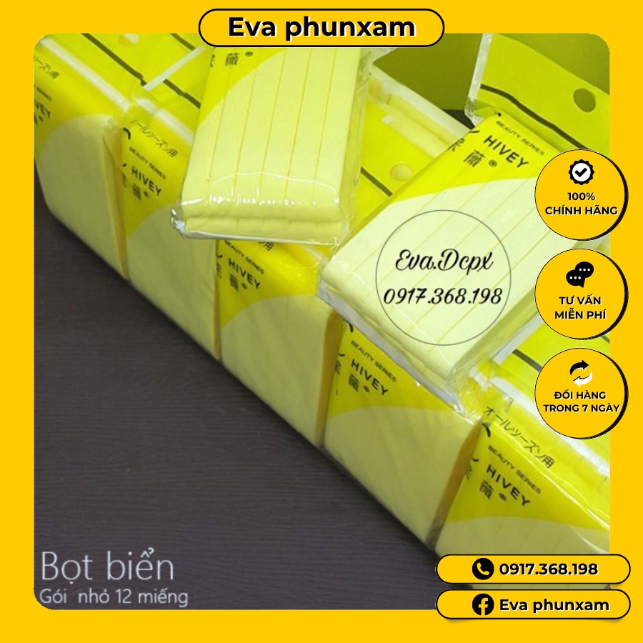 Bông Mút Nở Rửa Mặt Cho Spa, Thẩm Mỹ Viện 1 Bịch 20 Gói