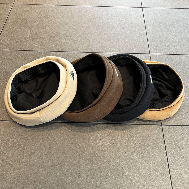 Nón Beret Màu Đen Thời Trang Mùa Thu Phong Cách Hàn Quốc Cho Nữ