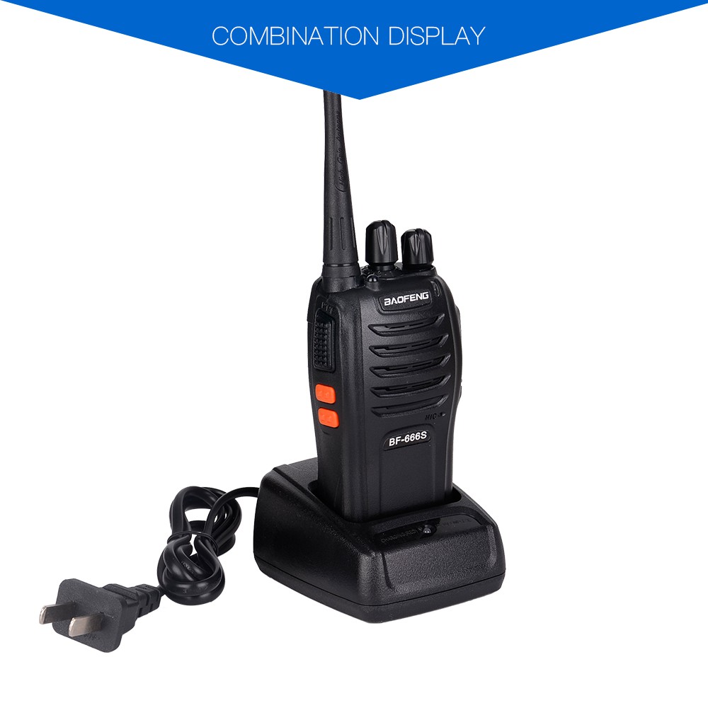 Bộ Đàm Baofeng BF666S + Tai nghe chuyên dụng