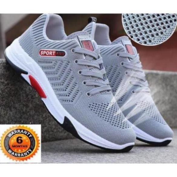 congnamanhd3988 - [TT1205]Giày Nam Fashion Thể Thao Xám - Vải Thoáng Khí SPORT ABU 1