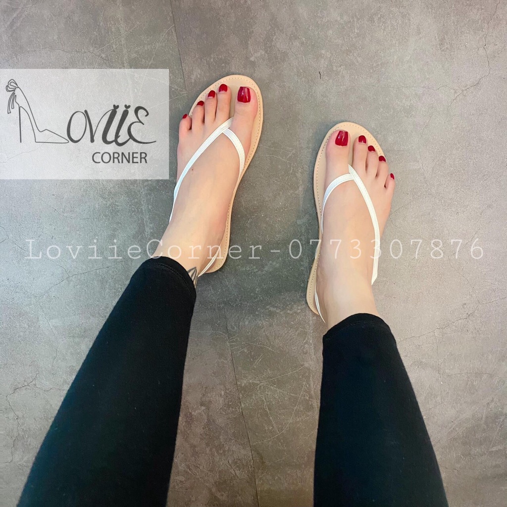 GIÀY SANDAL NỮ LOVIICORNER QUAI KẸP - SANDAL CHIẾN BINH QUAI MẢNH ĐI BIỂN THỜI TRANG S211102 S210515