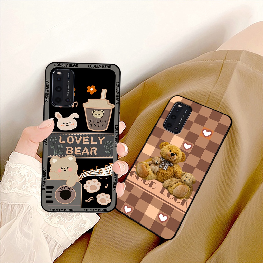 Ốp lưng Vivo V19 in hình gấu bear dễ thương, bền đẹp