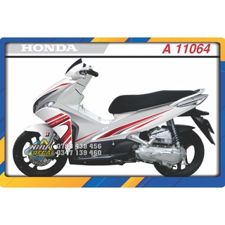 Tem rời sport xe air blade 2011 xe trắng