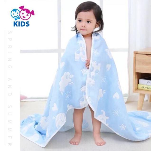 Khăn sợi tre bo viền 4 lớp túi zip Lee Lee