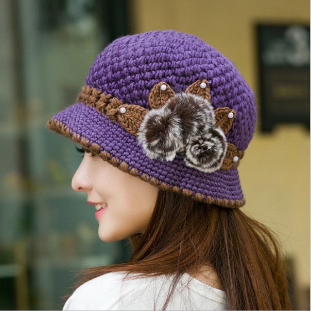 MŨ NÓN LEN 2 LỚP THU ĐÔNG HÀN QUỐC HÀNG NHẬP - N245