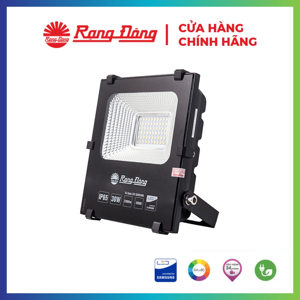 [Chính Hãng] Đèn pha LED 30W Rạng Đông, chiếu sáng ngoài trời, siêu sáng, Model: D CP03L, D CP05L và D CP06L/30W LED SS